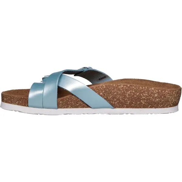 LEONS SUMMER Dámske šľapky, svetlomodrá, veľkosť