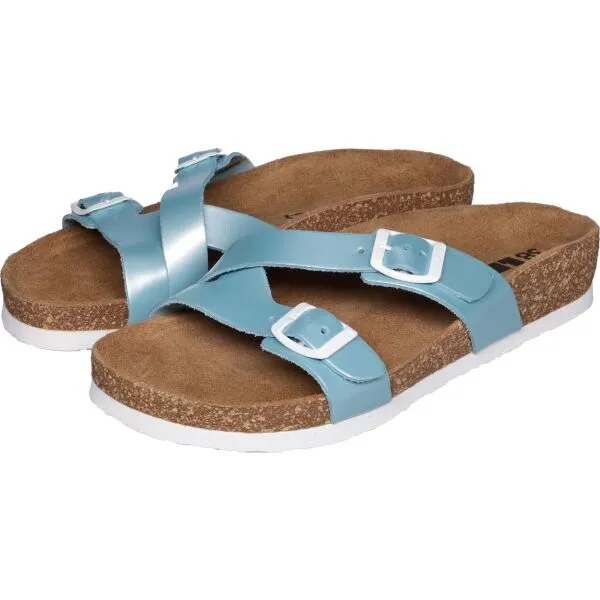 LEONS SUMMER Dámske šľapky, svetlomodrá, veľkosť