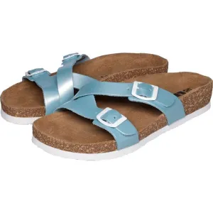 LEONS SUMMER Dámske šľapky, svetlomodrá, veľkosť
