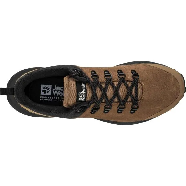 Jack Wolfskin TERRAVENTURE URBAN LOW M Pánska treková obuv, hnedá, veľkosť