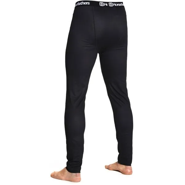 HORSEFEATHERS Termo nohavice Riley - black BLACK velikost S
