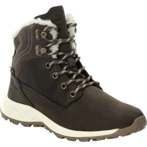 Jack Wolfskin QUEENSTOWN CITY TEXAPORE MID W Dámska zimná obuv, hnedá, veľkosť