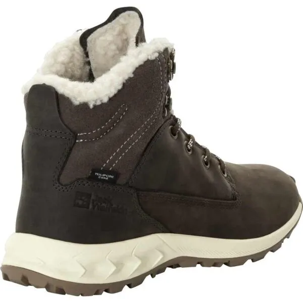 Jack Wolfskin QUEENSTOWN CITY TEXAPORE MID W Dámska zimná obuv, hnedá, veľkosť