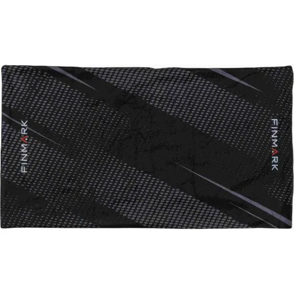 Finmark MULTIFUNCTIONAL SCARF WITH FLEECE Multifunkčná šatka, čierna, veľkosť UNI