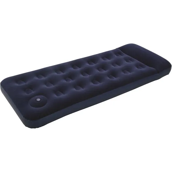 Bestway EASY INFLATE FLOCKED AIR Nafukovací matrac, modrá, veľkosť