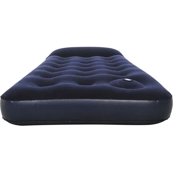 Bestway EASY INFLATE FLOCKED AIR Nafukovací matrac, modrá, veľkosť
