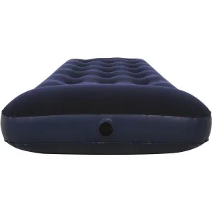 Bestway EASY INFLATE FLOCKED AIR Nafukovací matrac, modrá, veľkosť