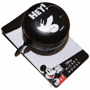 Disney MICKEY HEY! Detský zvonček na bicykel, čierna, veľkosť