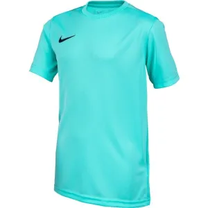 Nike DRI-FIT PARK 7 JR Detský futbalový dres, tyrkysová, veľkosť