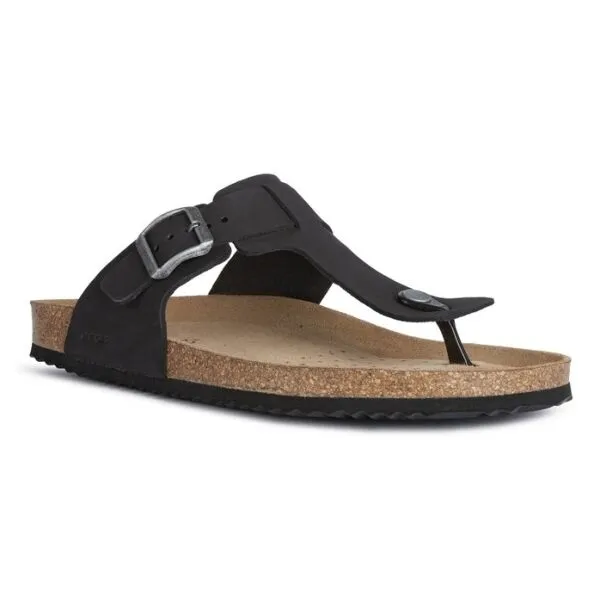 Black men's sandals Geox Ghita - Men's