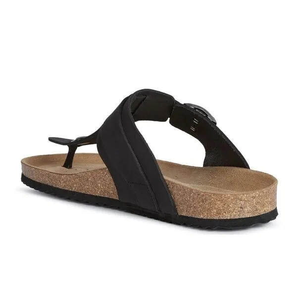 Black men's sandals Geox Ghita - Men's
