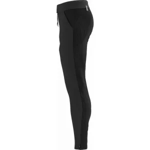 Compressport HYBRID SEAMLESS HURRICANE PANTS Pánske vetruodolné bežecké nohavice, čierna, veľkosť