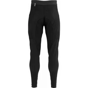 Compressport HYBRID SEAMLESS HURRICANE PANTS Pánske vetruodolné bežecké nohavice, čierna, veľkosť