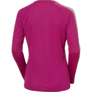 Helly Hansen W LIFA ACTIVE STRIPE CREW Dámske funkčné tričko, ružová, veľkosť