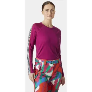 Helly Hansen W LIFA ACTIVE STRIPE CREW Dámske funkčné tričko, ružová, veľkosť