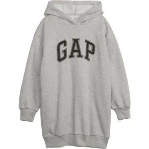 GAP LOGO Dievčenské šaty, sivá, veľkosť