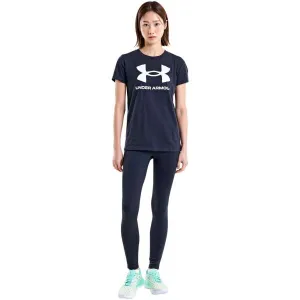 Under Armour LIVE SPORTSTYLE GRAPHIC SS Dámske tričko, čierna, veľkosť