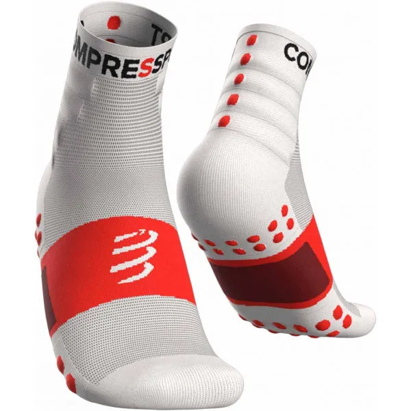 Compressport TRAINING SOCKS 2-PACK Športové ponožky, biela, veľkosť