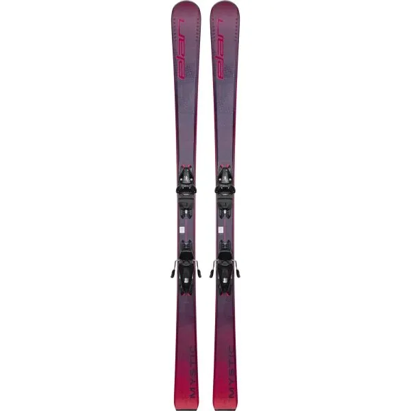 Elan MYSTIC LS + EL9.0 GW Dámske zjazdové lyže, fialová, veľkosť