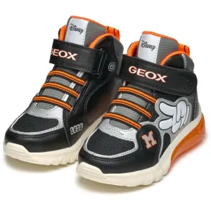 Geox J CIBERDRON F Chlapčenské tenisky, čierna, veľkosť