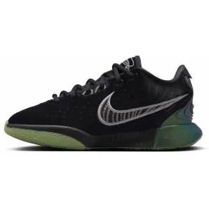 Nike LEBRON XXI GS Detská basketbalová obuv, čierna, veľkosť 36