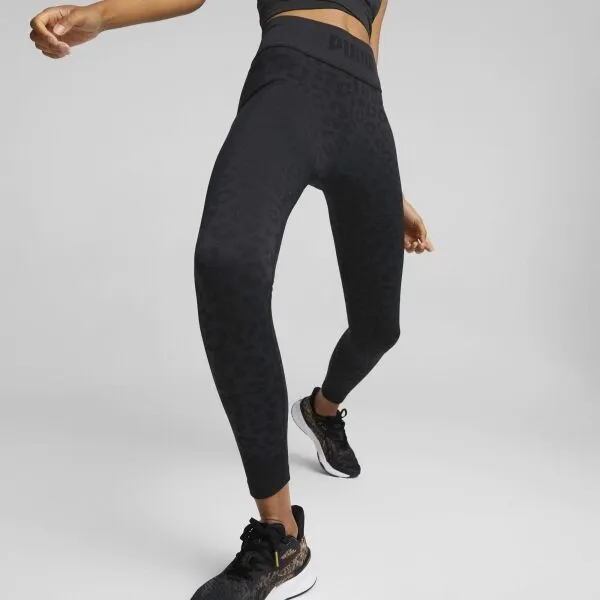 Puma FORMKNIT SEAMLESS HIGH WAIST 7/8 TIGHT Dámske legíny, čierna, veľkosť