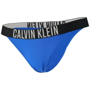 Calvin Klein INTENSE POWER-BRAZILIAN Dámsky spodný diel plaviek, modrá, veľkosť