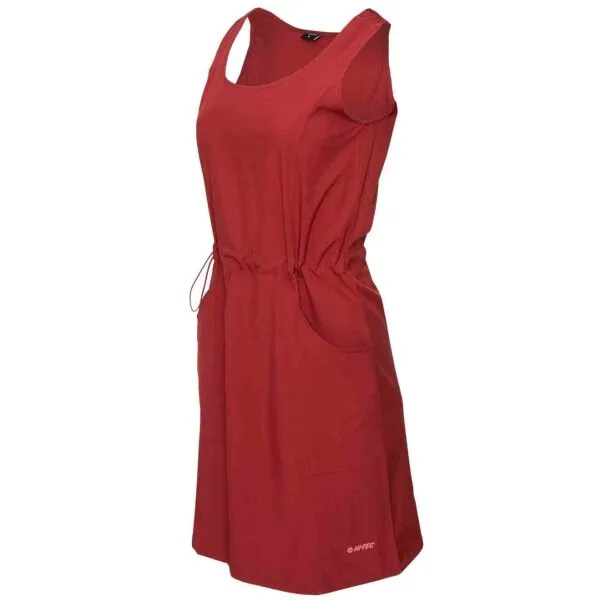 Hi-Tec LADY TOMA Dámske outdoorové šaty, červená, veľkosť