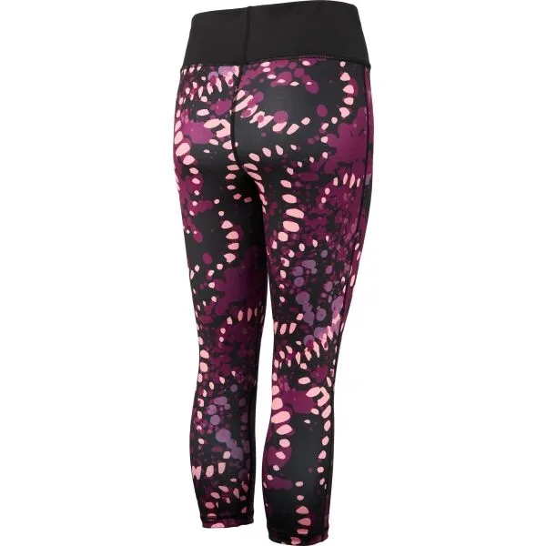 Fitforce JETT Dámske 3/4 fitness legíny, čierna, veľkosť