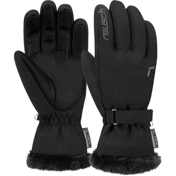 Reusch LUNA R-TEX XT Dámske lyžiarske rukavice, čierna, veľkosť