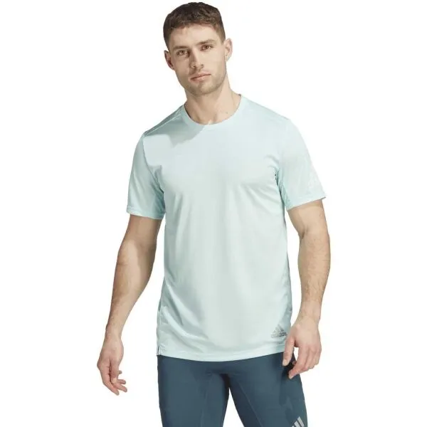 adidas RUN IT TEE M Pánske bežecké tričko, svetlomodrá, veľkosť