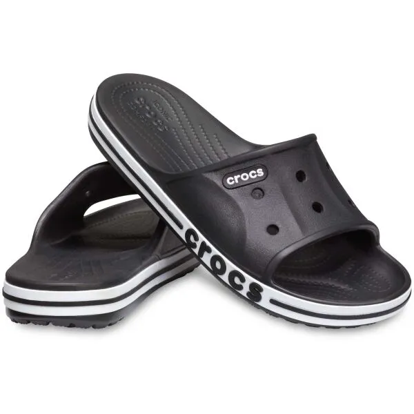 Šlapky (plážová obuv) CROCS Bayaband Slide U black white