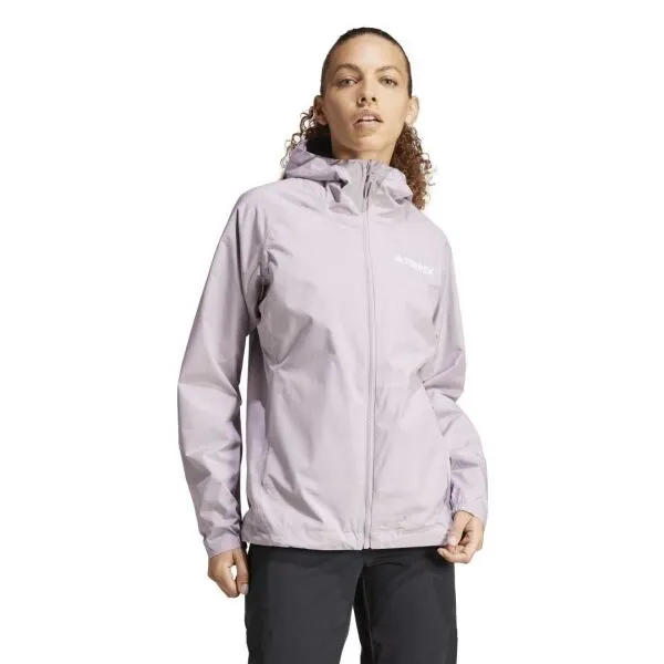 adidas TERREX MULTI 2L RAIN.RDY W Dámska outdoorová bunda, fialová, veľkosť