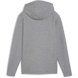 Puma TEAMFINAL CASUALS HOODED JACKET Pánska športová mikina, sivá, veľkosť