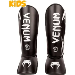 Venum CHALLENGER KIDS SHIN GUARDS Detské chrániče holení, čierna, veľkosť