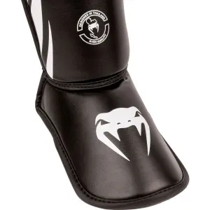 Venum CHALLENGER KIDS SHIN GUARDS Detské chrániče holení, čierna, veľkosť