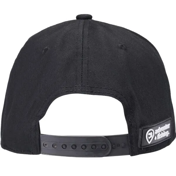 ADVENTER & FISHING STRAIGHT CAP Šiltovka, čierna, veľkosť UNI