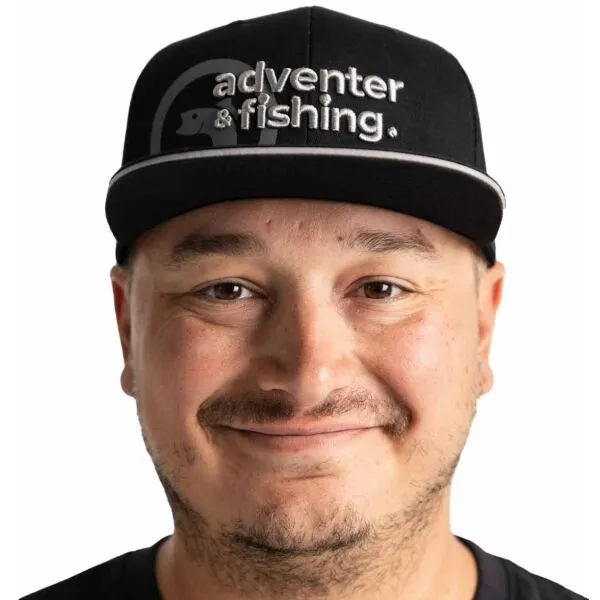 ADVENTER & FISHING STRAIGHT CAP Šiltovka, čierna, veľkosť UNI