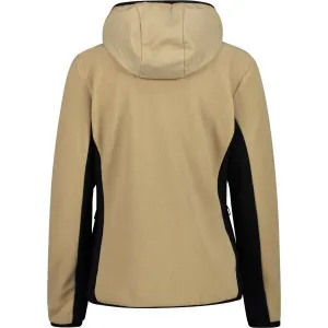CMP WOMAN JACKET FIX HOOD Dámska mikina, béžová, veľkosť