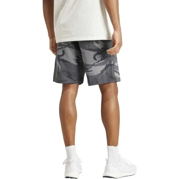 adidas SEASONAL ESSENTIALS CAMOUFLAGE SHORTS Pánske kraťasy, tmavo sivá, veľkosť