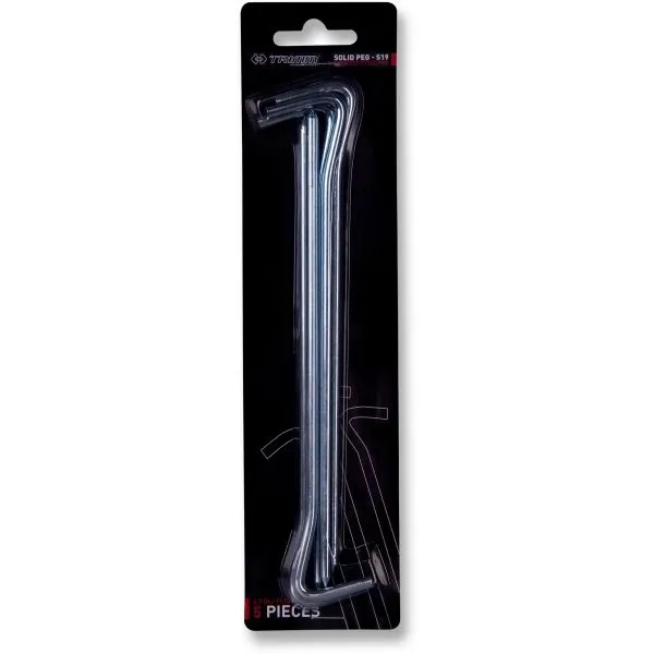 TRIMM SOLID-PEG-S19 (5PCS) Stanový kolík, strieborná, veľkosť