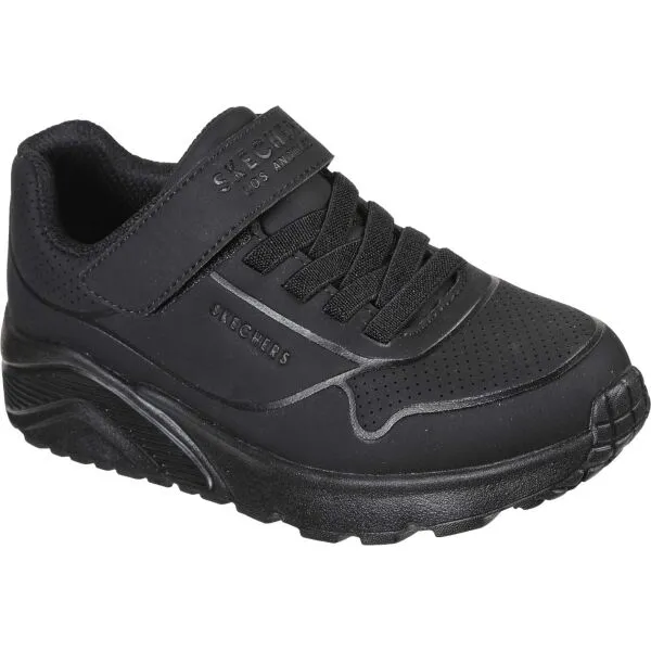 Skechers UNO LITE Detská voľnočasová obuv, čierna, veľkosť