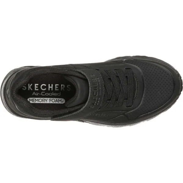 Skechers UNO LITE Detská voľnočasová obuv, čierna, veľkosť