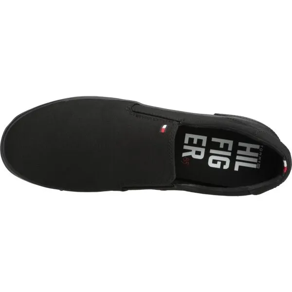 Tommy Hilfiger ICONIC SLIP ON SNEAKER Pánska slip-on obuv, čierna, veľkosť