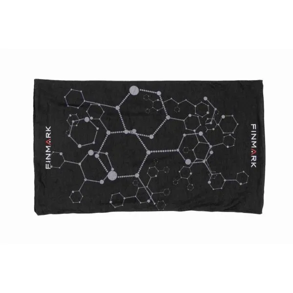 Finmark MULTIFUNCTIONAL SCARF WITH FLEECE Multifunkčná šatka, čierna, veľkosť