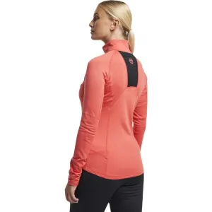 TENSON TXLITE HALF ZIP Dámska mikina, lososová, veľkosť
