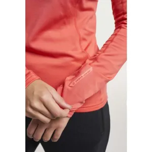 TENSON TXLITE HALF ZIP Dámska mikina, lososová, veľkosť