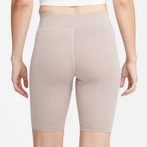 Nike SPORTSWEAR ESSENTIAL Dámske voľnočasové šortky, béžová, veľkosť