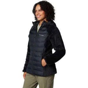 Columbia POWDER LITE II SHERPA HYBRID JACKET Dámska bunda, čierna, veľkosť