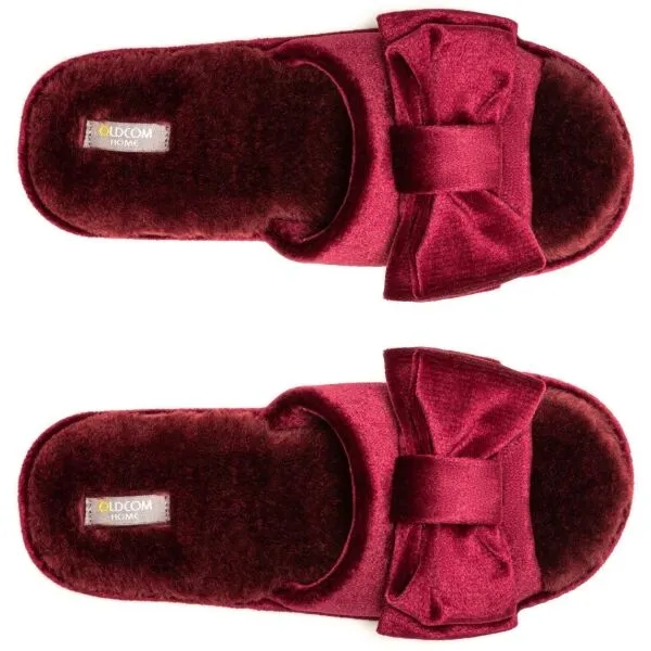 Oldcom CHARM Dámske papuče, vínová, veľkosť